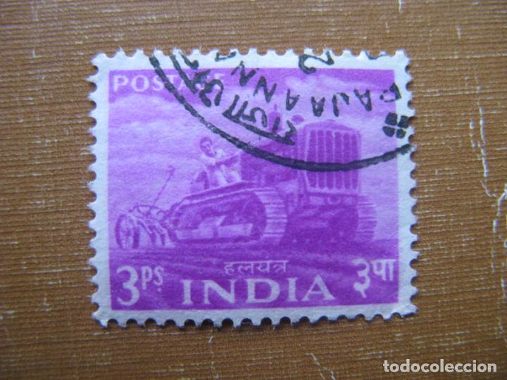 Sellos: -india 1955, Yvert 54 - Foto 1