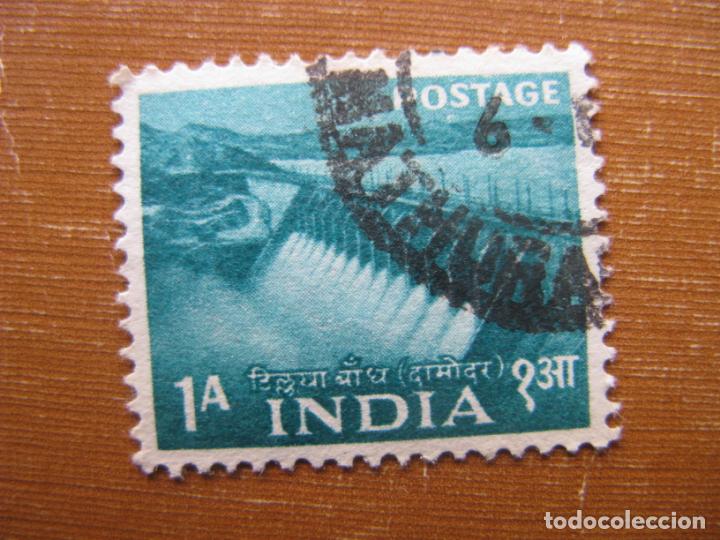 Sellos: -india 1955, Yvert 57 - Foto 1