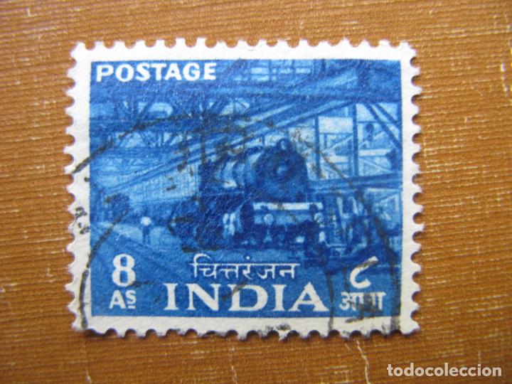 Sellos: -india 1955, Yvert 61 - Foto 1