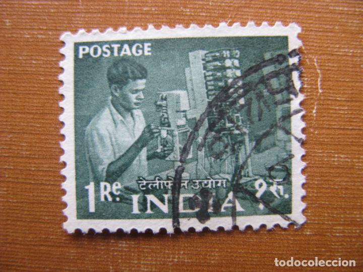 Sellos: -india 1955, Yvert 63 - Foto 1