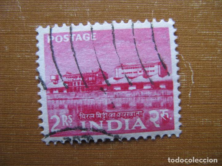 Sellos: -india 1955, Yvert 64 - Foto 1