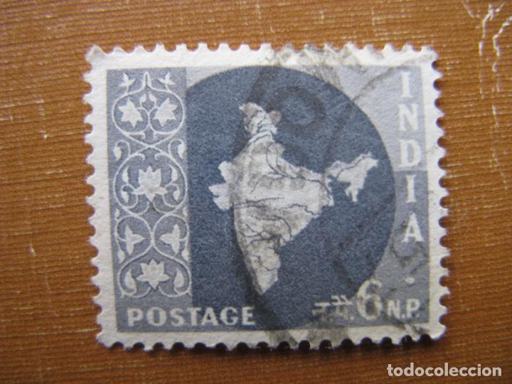 Sellos: -india 1957, Yvert 75 - Foto 1
