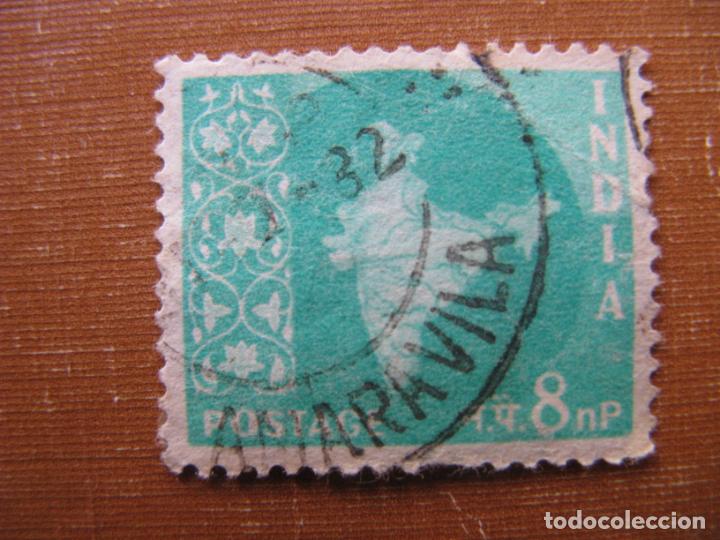 Sellos: -india 1957, Yvert 75A - Foto 1