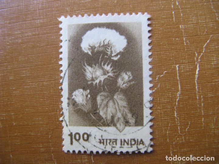 Sellos: -india 1980, algodon, Yvert 629 - Foto 1