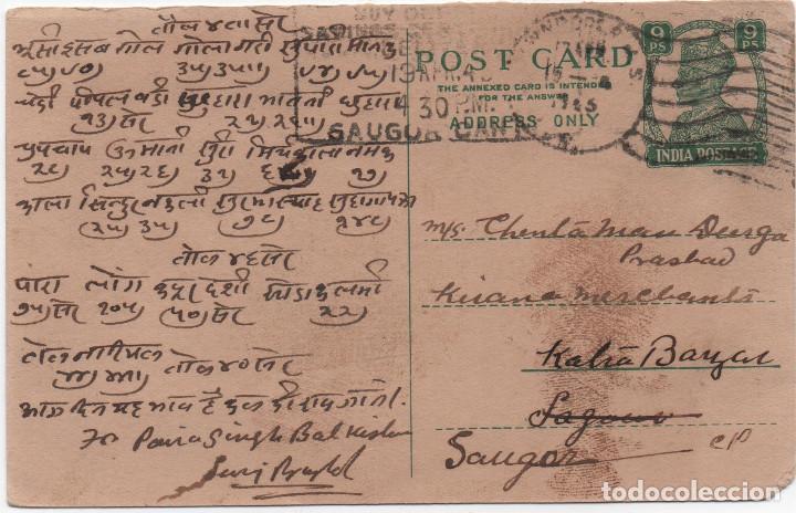 Sellos: Entero postal de 1925 de India - Foto 1