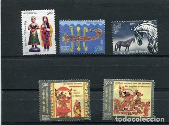 Sellos: SELLOS MODERNOS DE INDIA LOTE - Foto 1