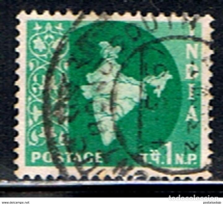 Sellos: INDIA // YVERT 71 // 1957-58 ... USADO - Foto 1