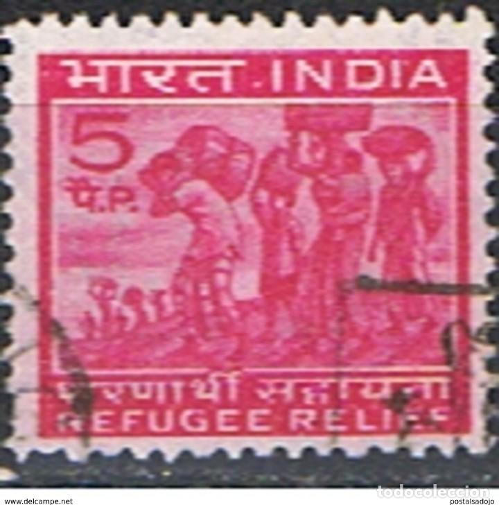 Sellos: INDIA // YVERT 335 // 1971 ... USADO - Foto 1