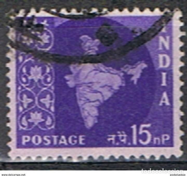 Sellos: INDIA // YVERT 100 B // 1958-63 ... USADO - Foto 1