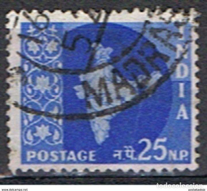 Sellos: INDIA // YVERT 102 // 1958-63 ... USADO - Foto 1