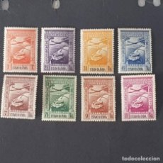 Sellos: INDIA PORTUGUESA, 1938, AÉREO, IMPERIO COLONIAL, AFINSA 1-8**/*, SCOTT C1-C8**/*, LEER, ( LOTE AR)