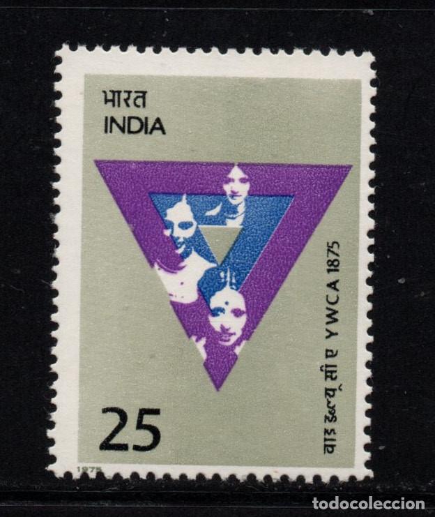 Sellos: INDIA 433** - A&Ntilde;O 1975 - CENTENARIO DE YMCA - Foto 1