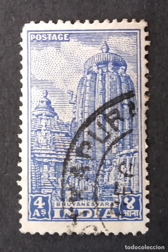 Sellos: 1950-1951 India Edificios y esculturas - Foto 1