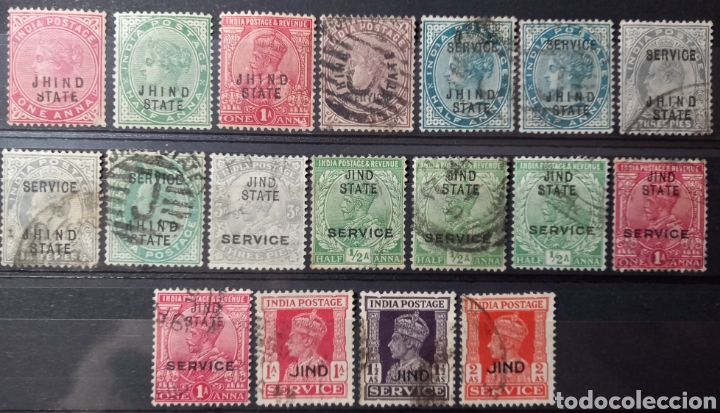 Sellos: Sellos de Jind (Jhind), India - Foto 1