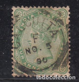 Sellos: INDIA INGLESA imperio .40 usada, - Foto 1