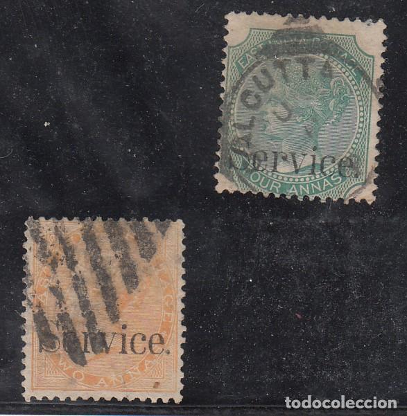 Sellos: INDIA INGLESA imperio servicio .20/1 usada, - Foto 1