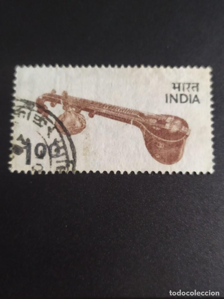 Sellos: ## India usado Musica ## - Foto 1