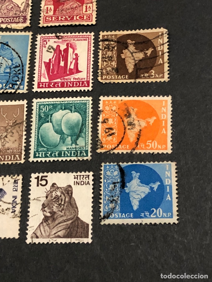 Sellos: Lote de 20 sellos India - Foto 5