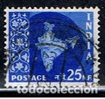Sellos: INDIA // YVERT 80 // 1957-58 ... USADO - Foto 1