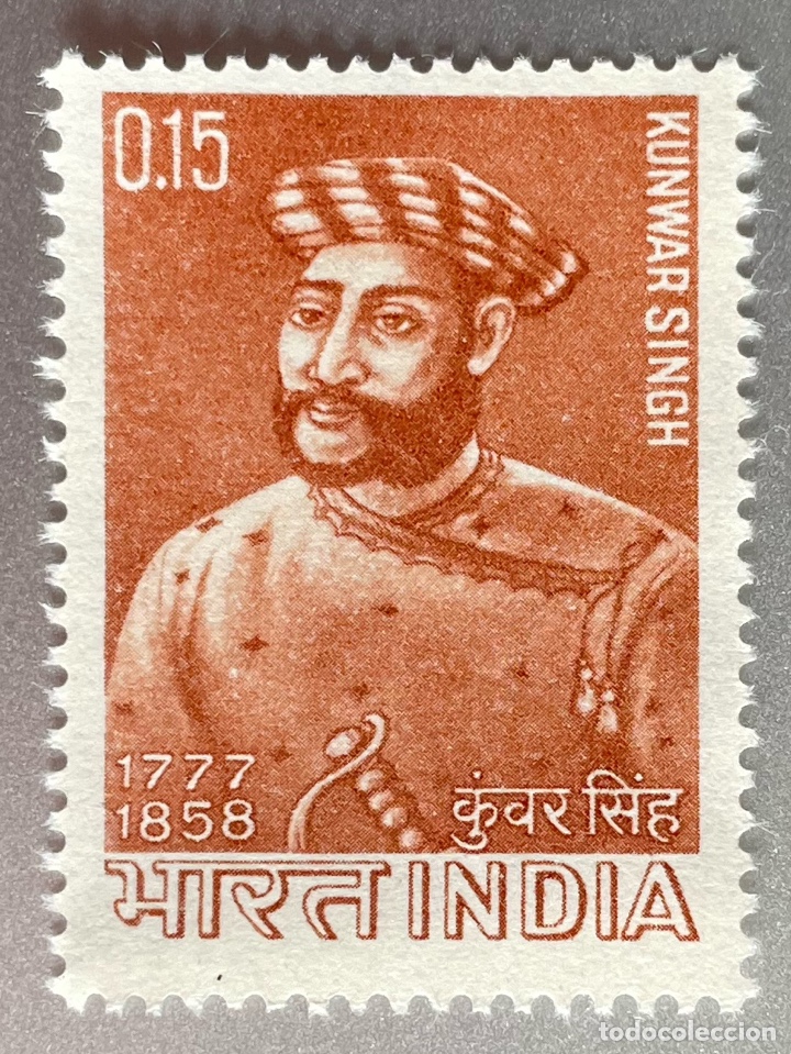 Sellos: India. Kunwar Singh. - Foto 1