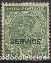Sellos: INDIA BRIT&Aacute;NICA SERVICIOS YVERT 84 - Foto 1