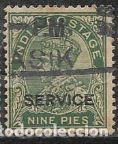 Sellos: INDIA BRIT&Aacute;NICA SERVICIOS YVERT 85 - Foto 1