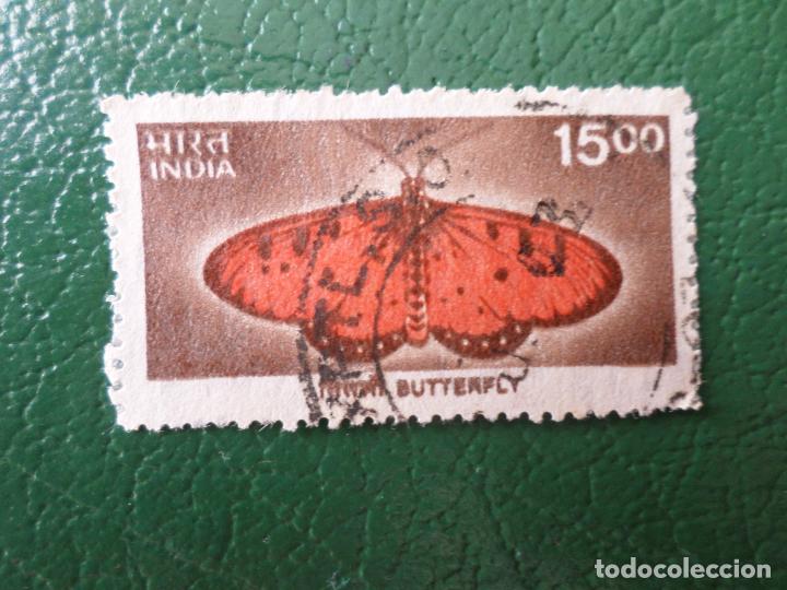 Sellos: india, 2000, mariposa - Foto 1