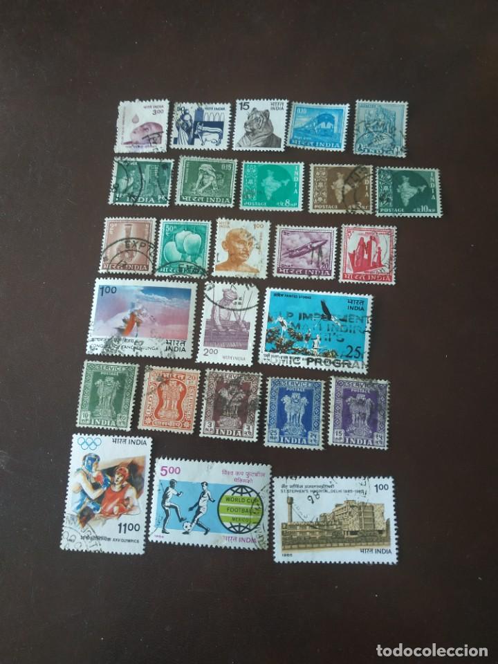 Sellos: INDIA - ENV&Iacute;O GRATIS - 26 SELLOS - Foto 1