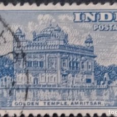 Timbres: INDIA 1949 EMBLEMAS NACIONALES. USADO.. Lote 360010405