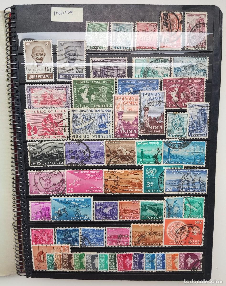 Sellos: INDIA. Colecci&oacute;n 473 sellos. - Foto 1
