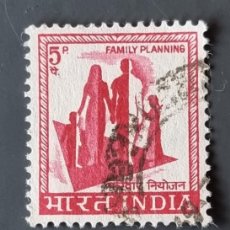 Sellos: SELLO USADO INDIA 1965 PLANIFICACIÒN FAMILIAR
