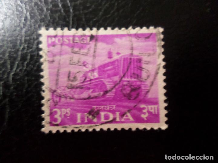 Sellos: *india, 1955, tractor, Yvert 54 - Foto 1