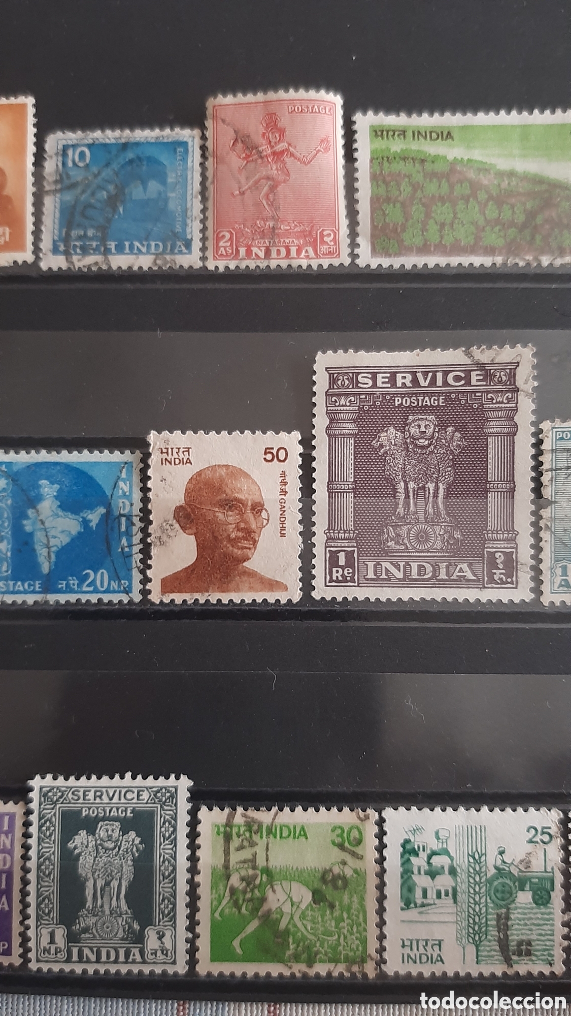 Sellos: (INDIA) LOTE DE SELLOS EN USADO - Foto 3