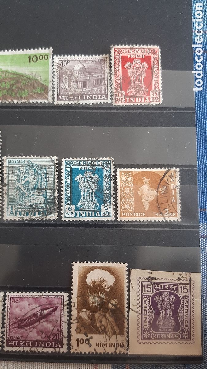 Sellos: (INDIA) LOTE DE SELLOS EN USADO - Foto 5