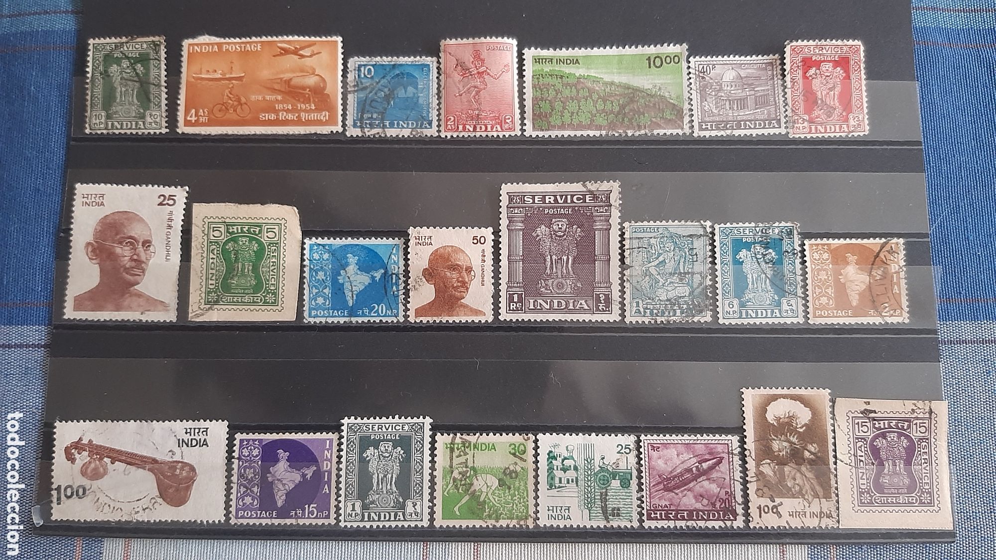 Sellos: (INDIA) LOTE DE SELLOS EN USADO - Foto 1