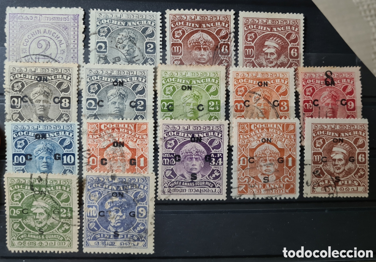 Sellos: Sellos de Cochin Anchal - Foto 1