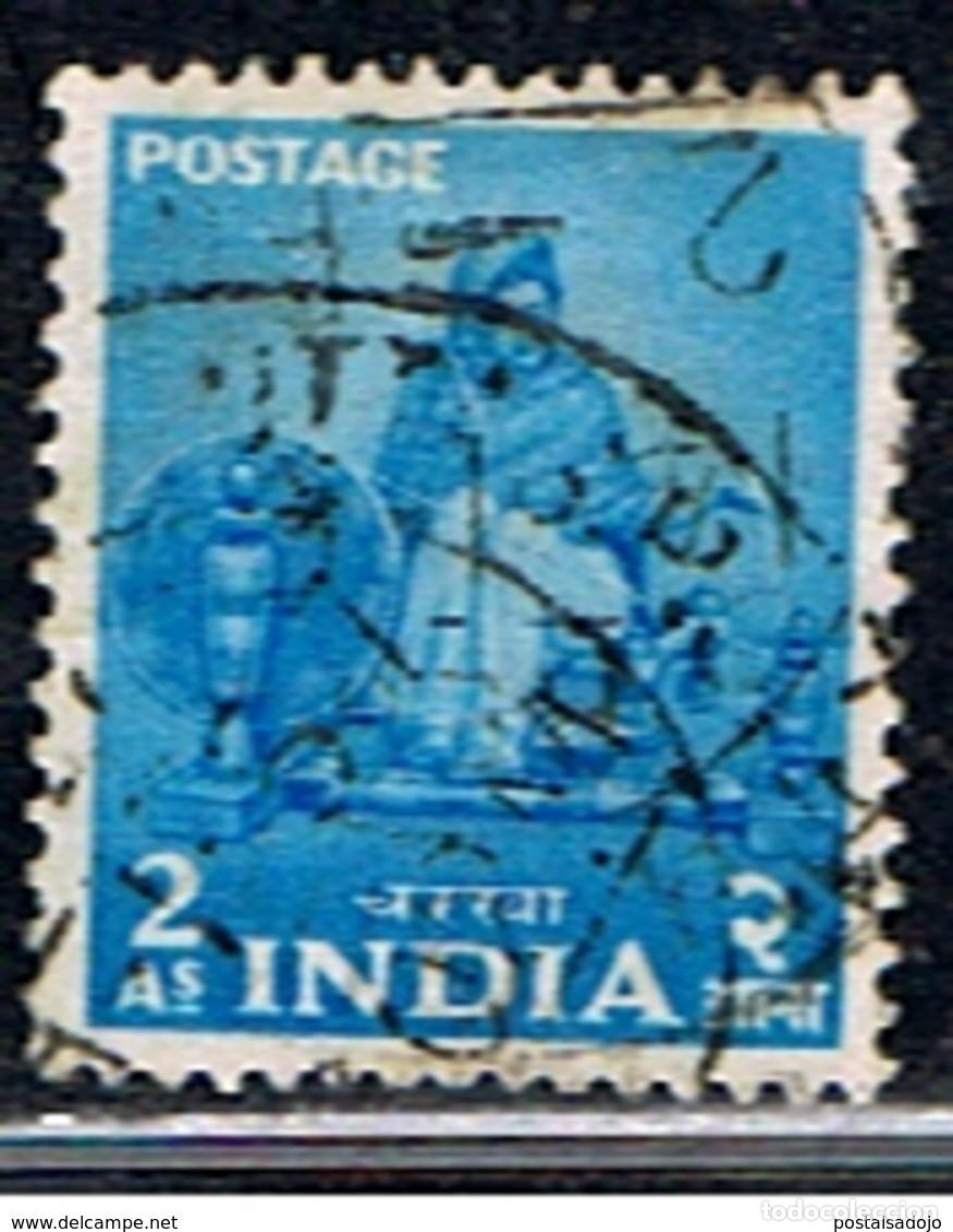 Sellos: INDIA // YVERT 58 // 1955 ... USADO - Foto 1