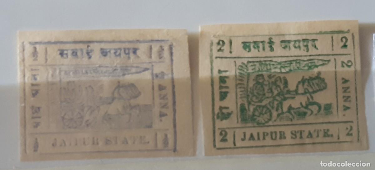 Sellos: JAIPUR, INDIA, 1911/1912. - Foto 1