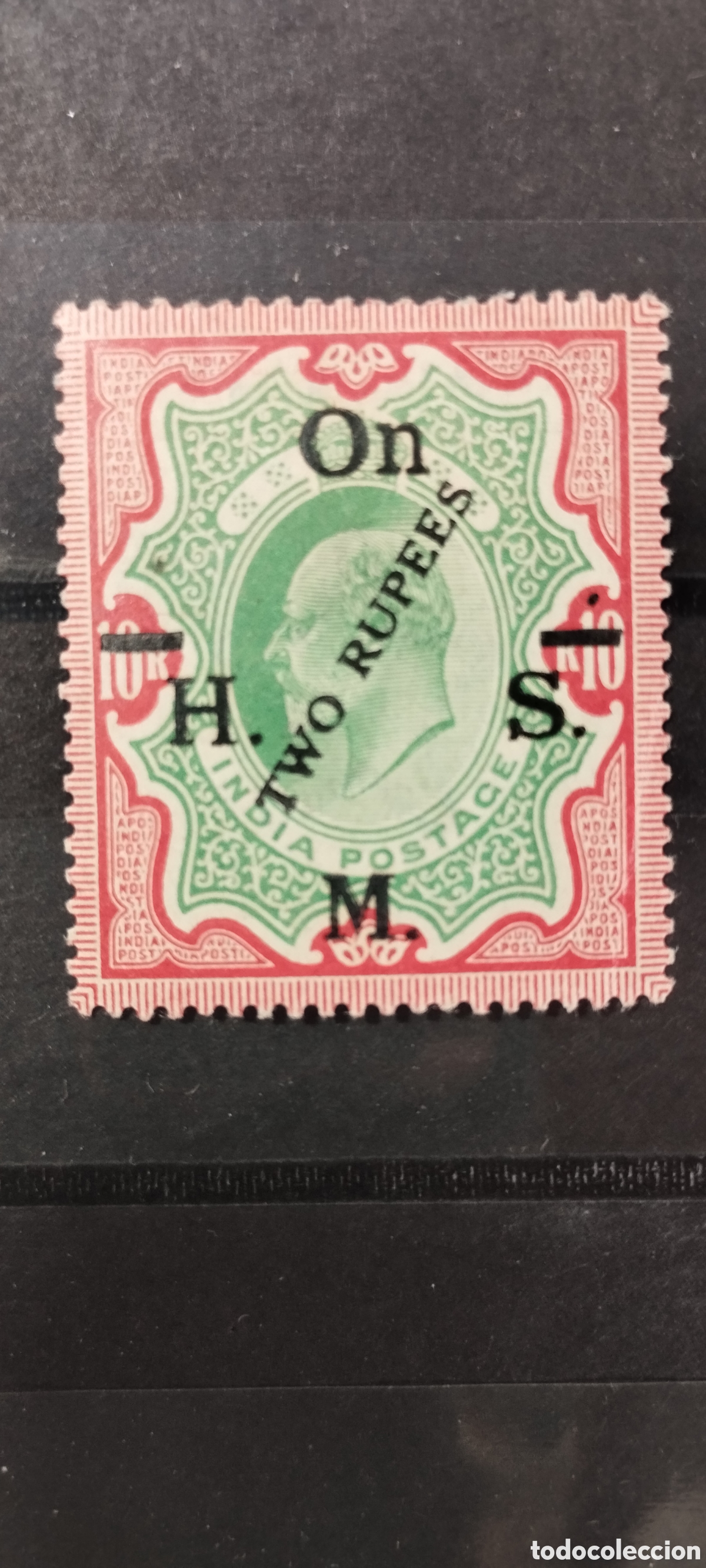 Sellos: 1902 India Inglesa **72 Edouard Two Rupees - Foto 1