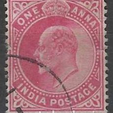 Francobolli: INDIA 1902-03 - EDUARDO VII, 1A CARMÍN - USADO