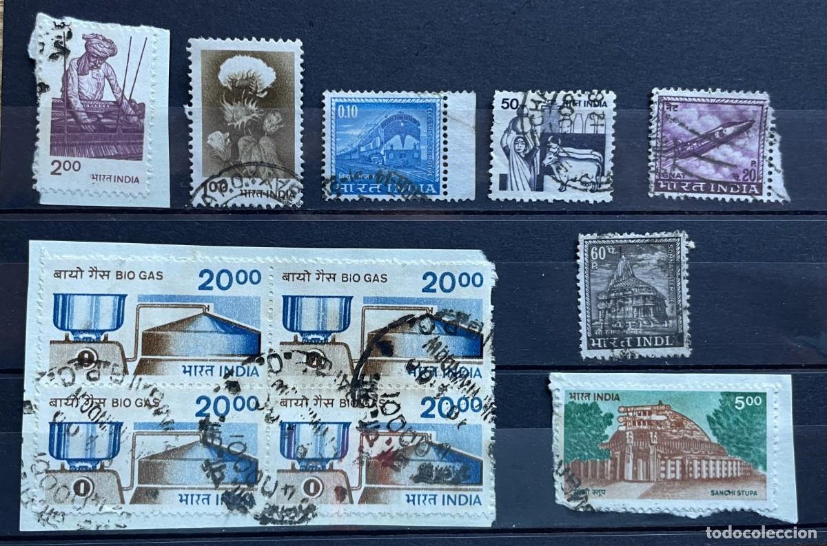 Sellos: India - varios usados - Foto 1