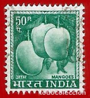 Sellos: INDIA. 1967. FRUTA. MANGO - Foto 1