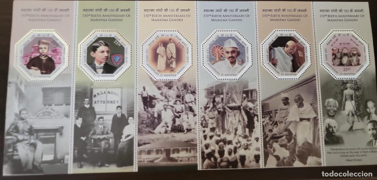 Sellos: SD)INDIA. MAHATMA GHANDI. MEMORY SHEET. - Foto 1