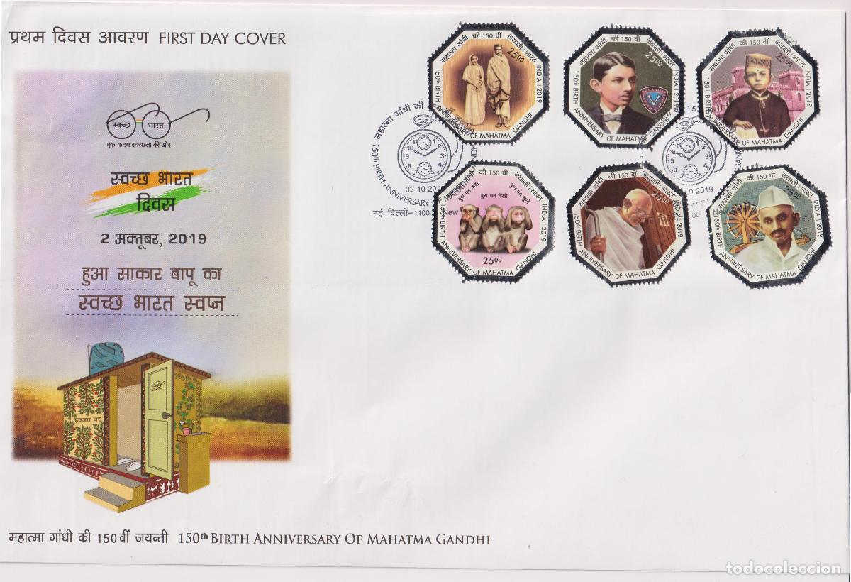 Sellos: India 2019 Pol&iacute;ticos MNH - Foto 3