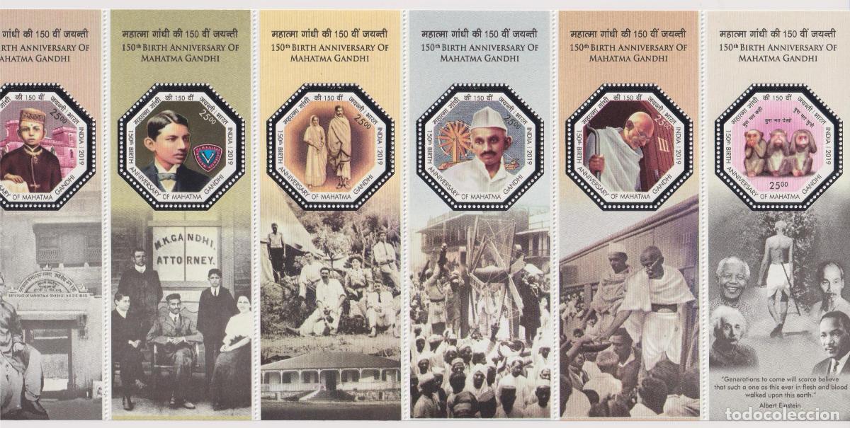 Sellos: India 2019 Pol&iacute;ticos MNH - Foto 1