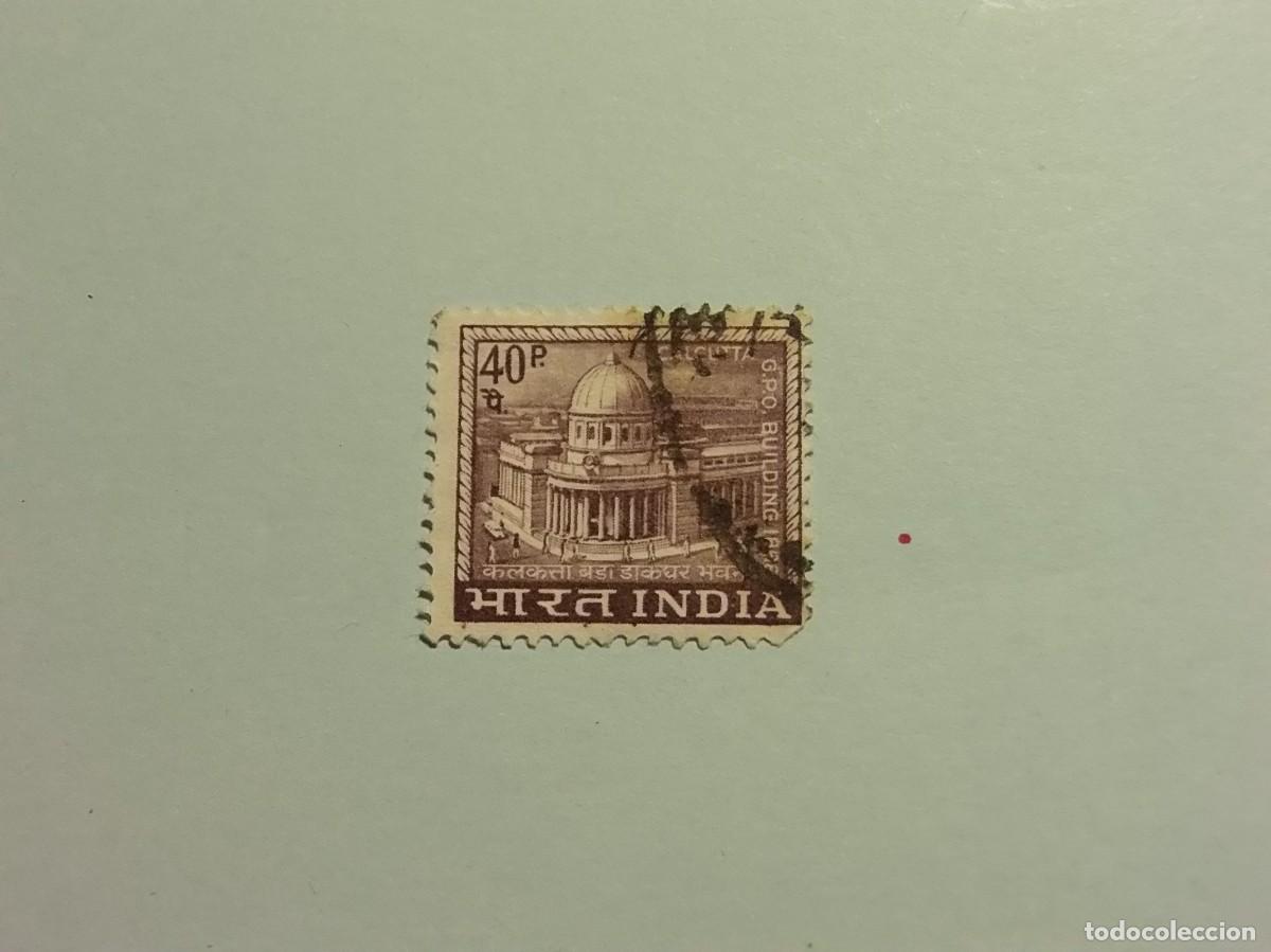 Sellos: INDIA - EDIFICIOS - OFICINA GENERAL DE CORREOS EN CALCUTA. - Foto 1