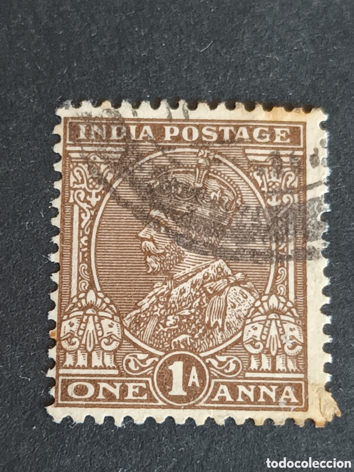 Sellos: INDIA. SELLO CL&Aacute;SICO. USADO. - Foto 1