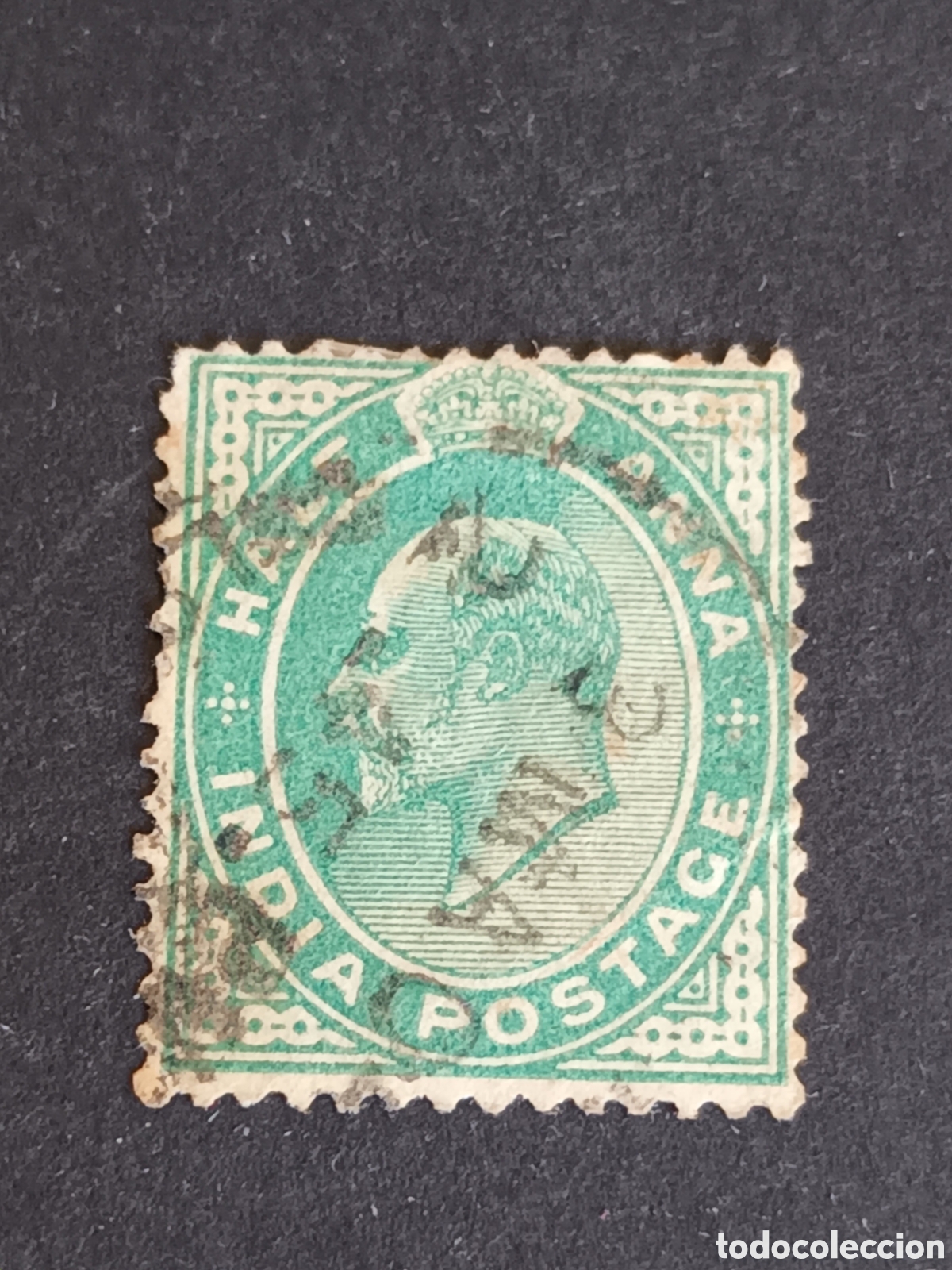 Sellos: INDIA. SELLO CL&Aacute;SICO. USADO. - Foto 1