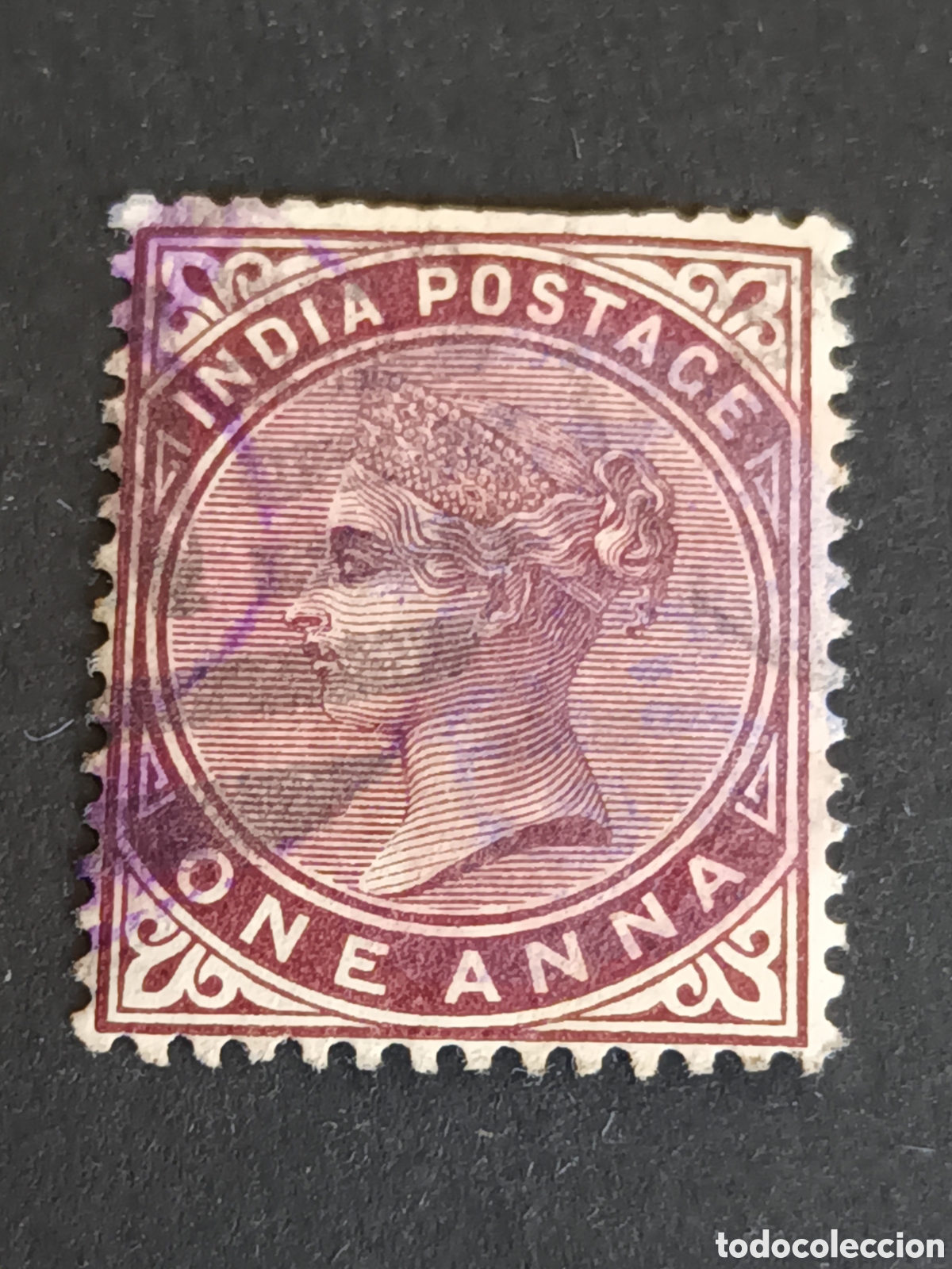 Sellos: INDIA. SELLO CL&Aacute;SICO. USADO. - Foto 1