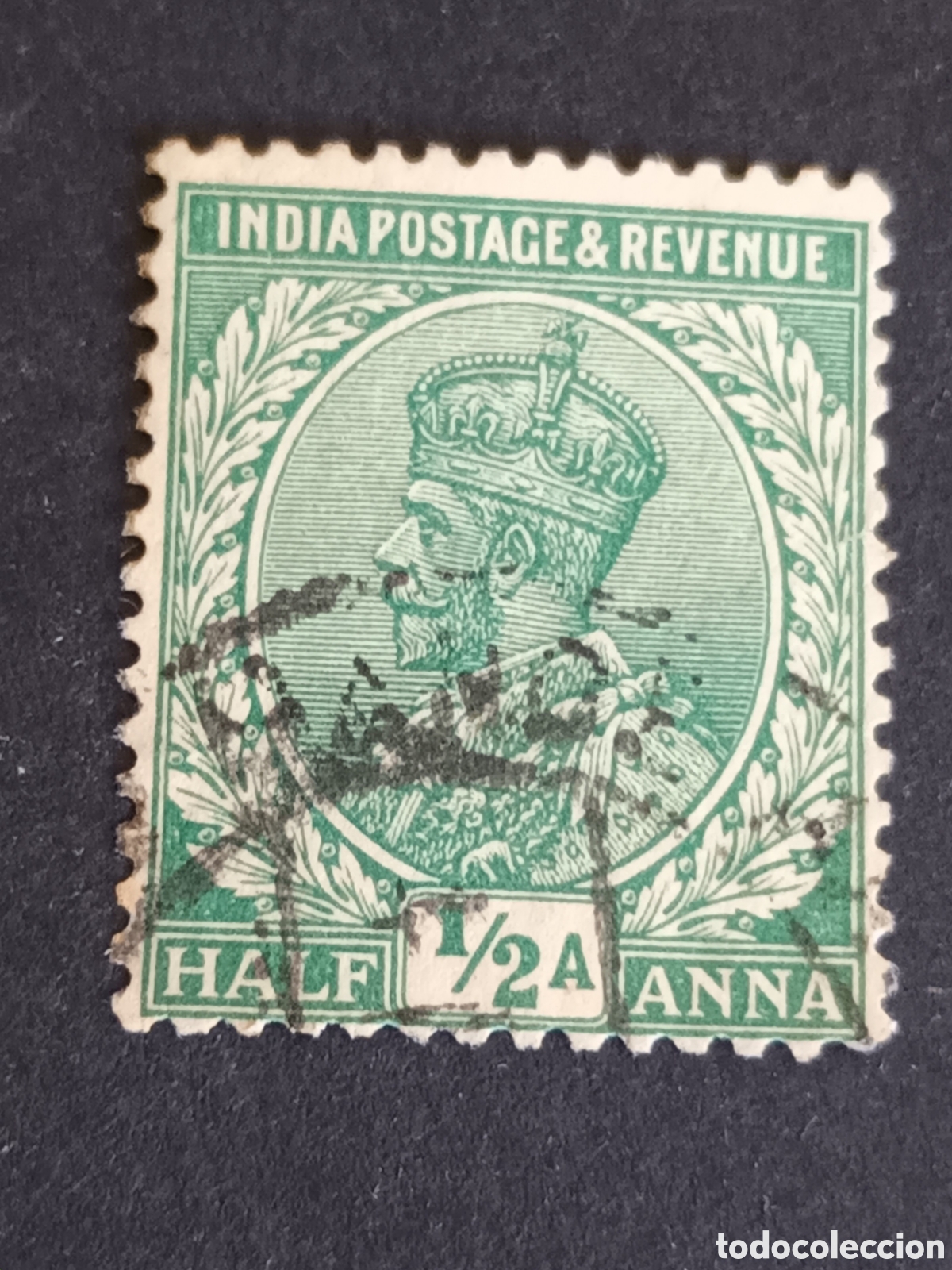 Sellos: INDIA. SELLO CL&Aacute;SICO. USADO. - Foto 1